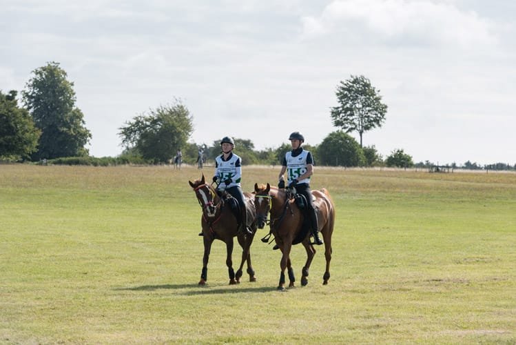 Endurance rider at FEI European Championship Euston Park Thetford