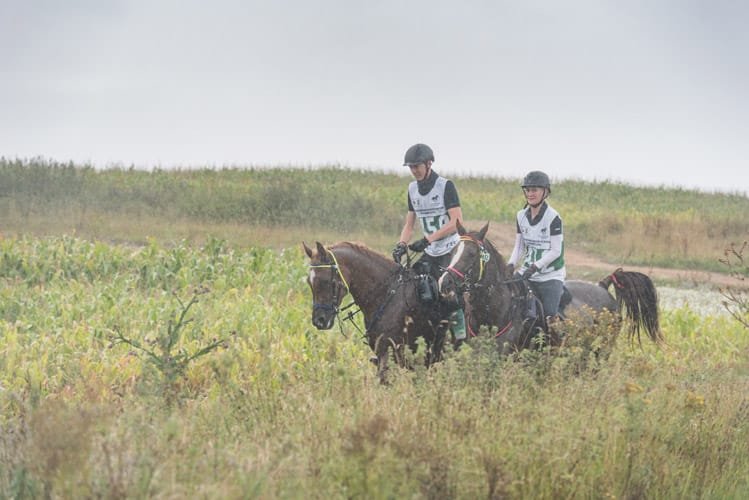 Endurance rider at FEI European Championship Euston Park Thetford