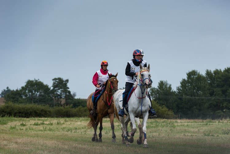Endurance rider at FEI European Championship Euston Park Thetford