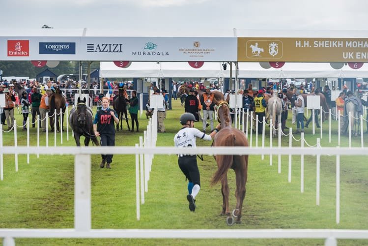Endurance rider at FEI European Championship Euston Park Thetford